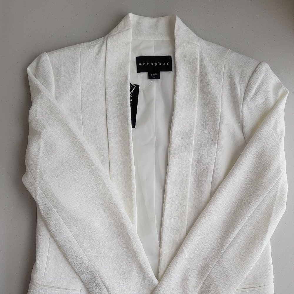 NEW - Metaphor Women Blazer Jacket White/Size 8